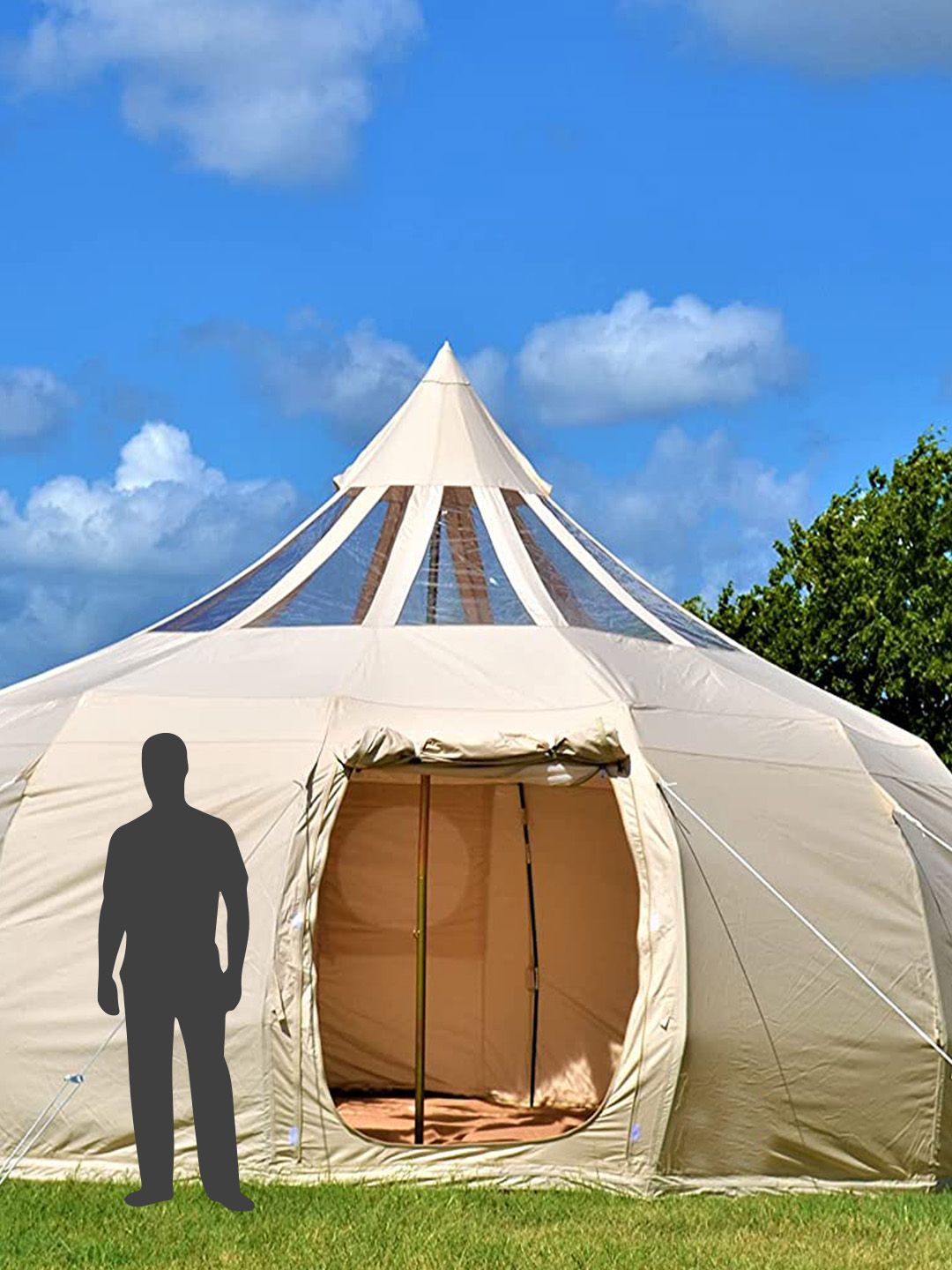 walk-in door tent